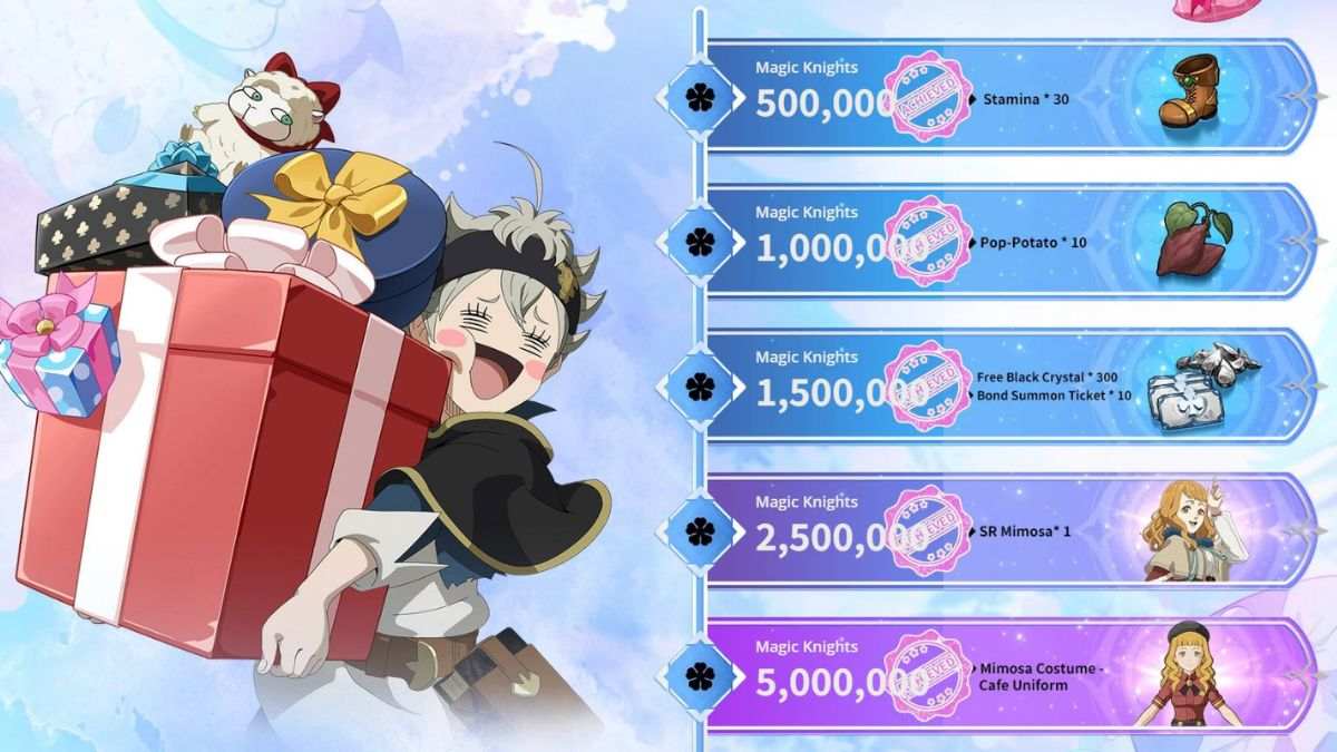 Hình ảnh trong tựa game Black Clover M