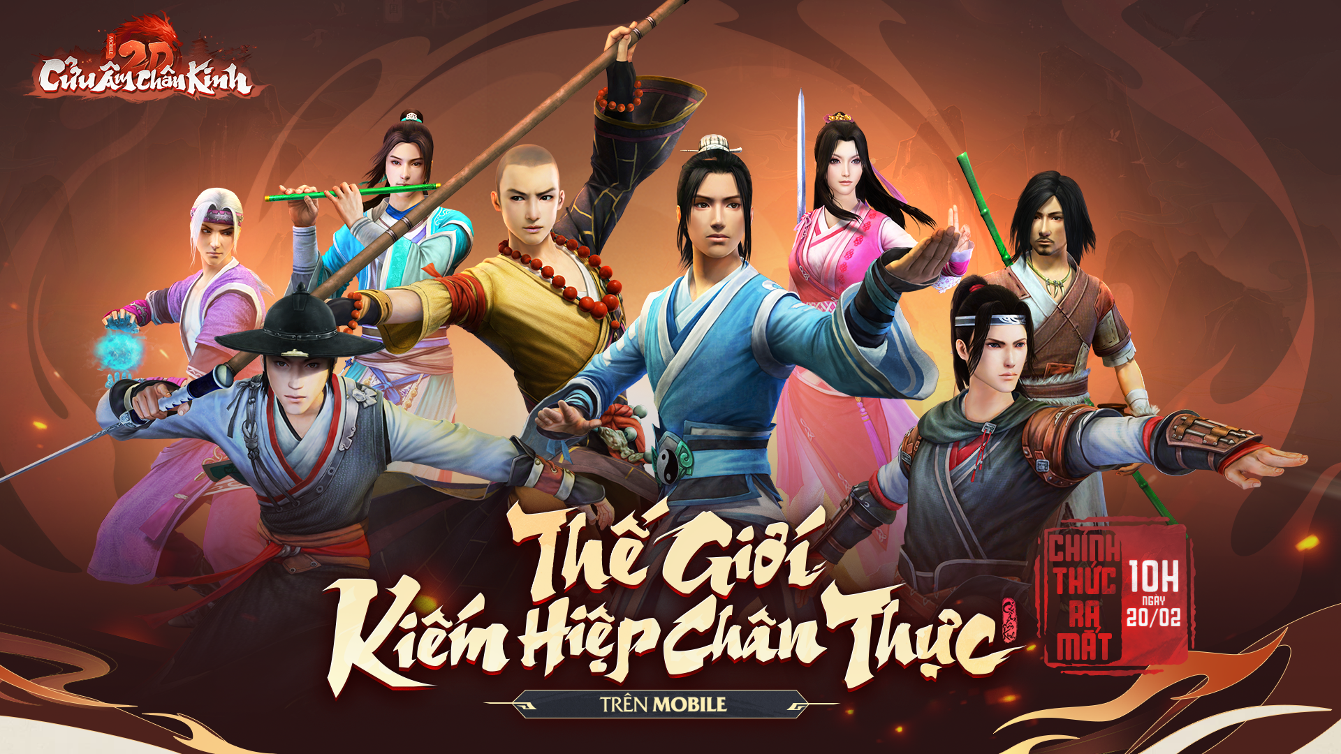 Cửu Âm Chân Kinh 2D là tựa game MMORPG kiếm hiệp