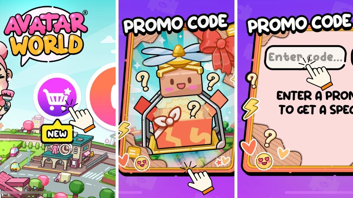 Nhấn biểu tượng giỏ hàng màu tím, chọn Promo Code, nhập mã code rồi bấm Redeem để nhận quà