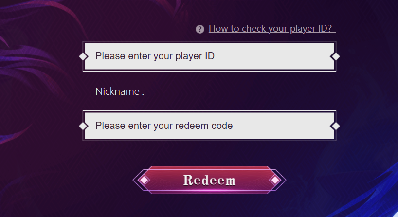 Nhập ID và và nhập mã code Đấu Trường Onmyoji. Nhấn nút Redeem