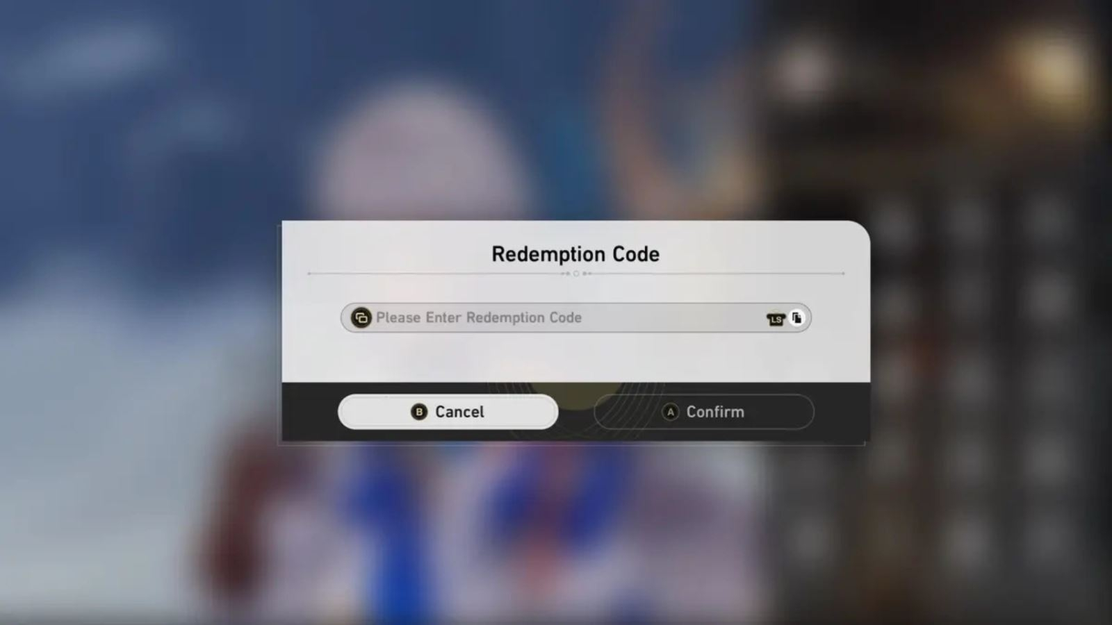 Nhập mã code Honkai: Star Rail rồi bấm Confirm