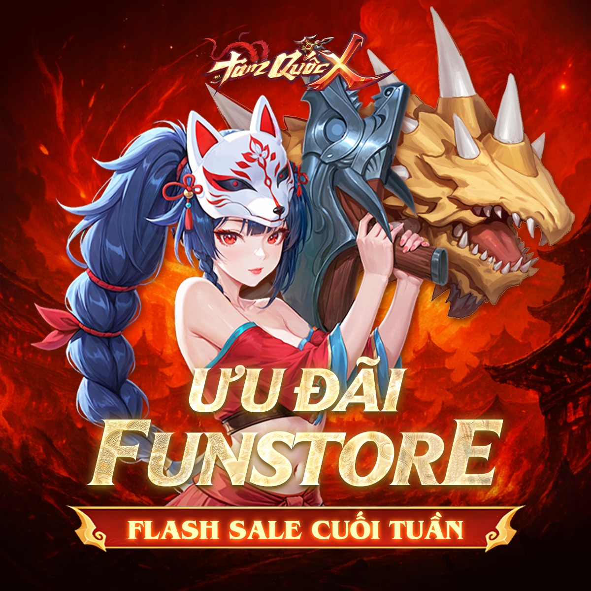 Tìm thêm mã code mới và sự kiện tại Fanpage của game
