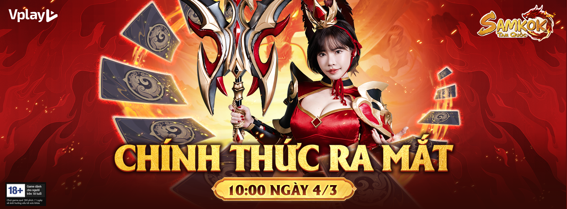 Samkok Tam Quốc Vplay ra mắt ngày 4/3/2026
